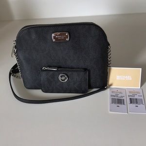 MK Crossbody bag/matching coin key pouch